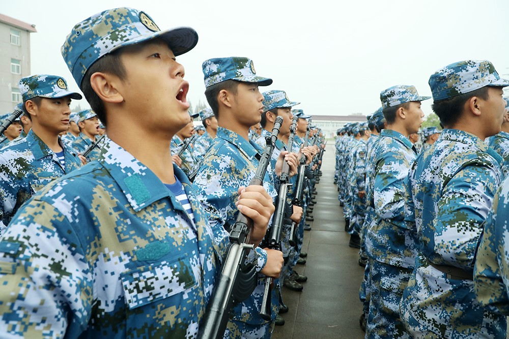 中国海军服装新兵图片