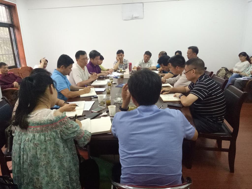 副校长谈传生来资产经营投资公司调研